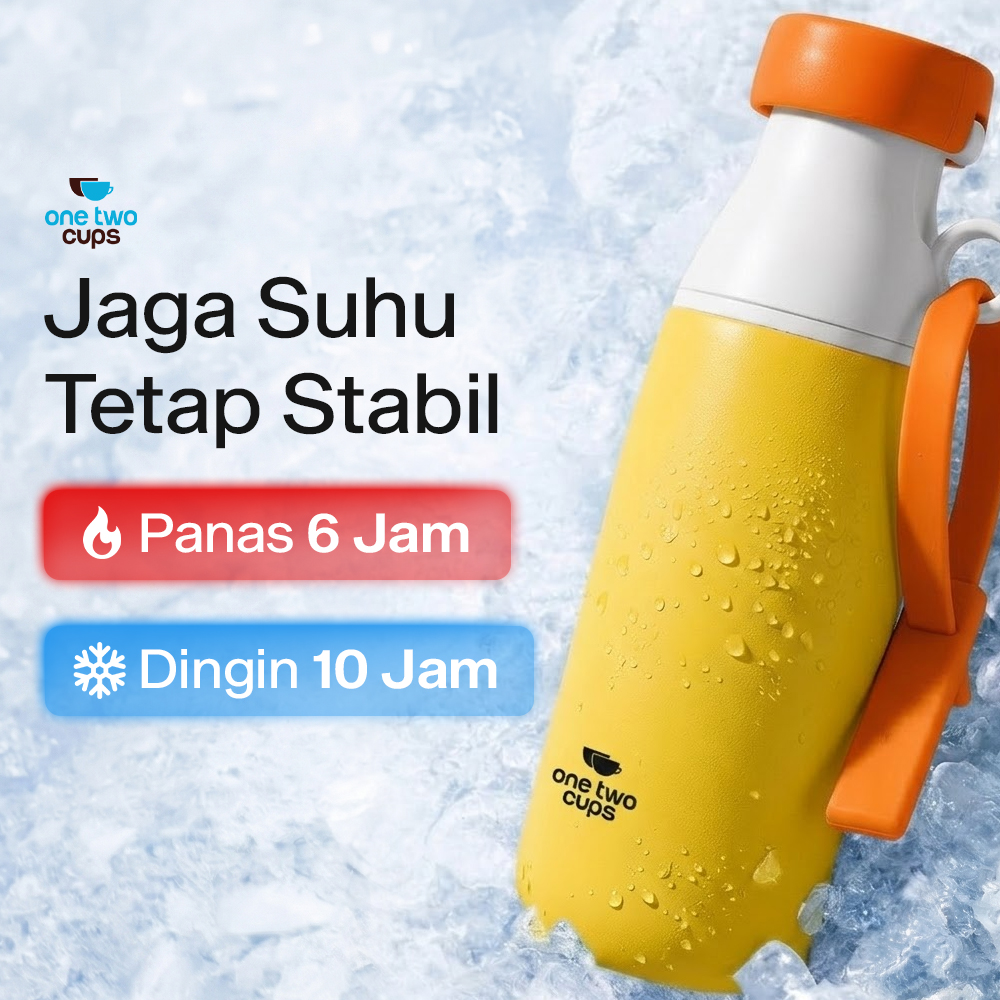 One Two Cups Botol Minum Tumbler Air BPA Free Stainless Steel 520ml - CL520 Gambar produk One Two Cups Botol Minum Tumbler Air BPA Free Stainless Steel 520ml - CL520 - 4