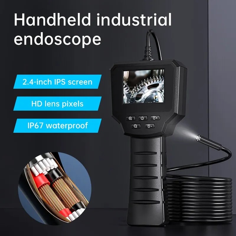 Taffware Kamera Endoskop Industrial Borescope 2.4 Inch IP67 2600mAh 5M - 128A Gambar produk Taffware Kamera Endoskop Industrial Borescope 2.4 Inch IP67 2600mAh 5M - 128A - Utama