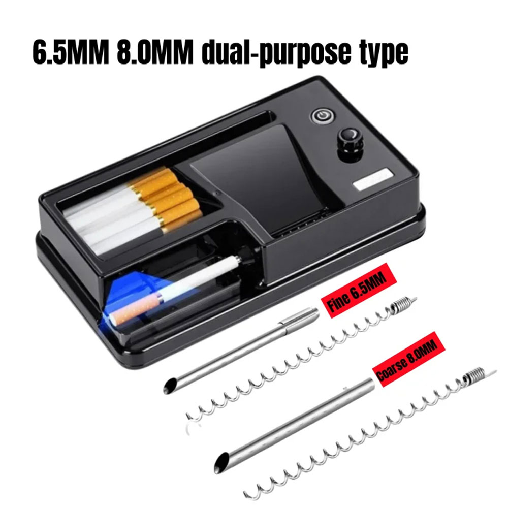 JOUGE Alat Linting Rokok 2in1 Electric Cigarette Roller 6.5mm 8mm - H10 Gambar produk JOUGE Alat Linting Rokok 2in1 Electric Cigarette Roller 6.5mm 8mm - H10 - 7