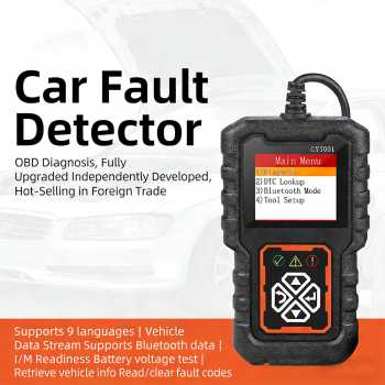 Gambar produk Everfun Alat OBD2 Pembaca Kode Diagnostik Mobil Otomotif Code Reader - MS309