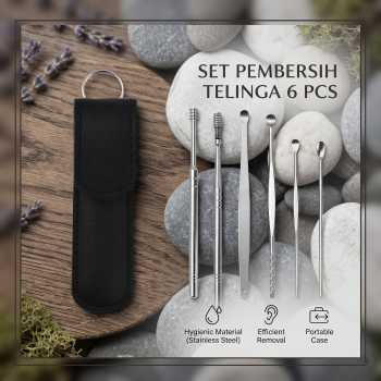 Biutte.co Set Pembersih Telinga Korek Kuping 6 PCS - CW36