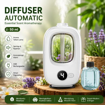 AURA Diffuser Automatic Essential Scent Aromatherapy 50 ml with Oil - V01 Pro