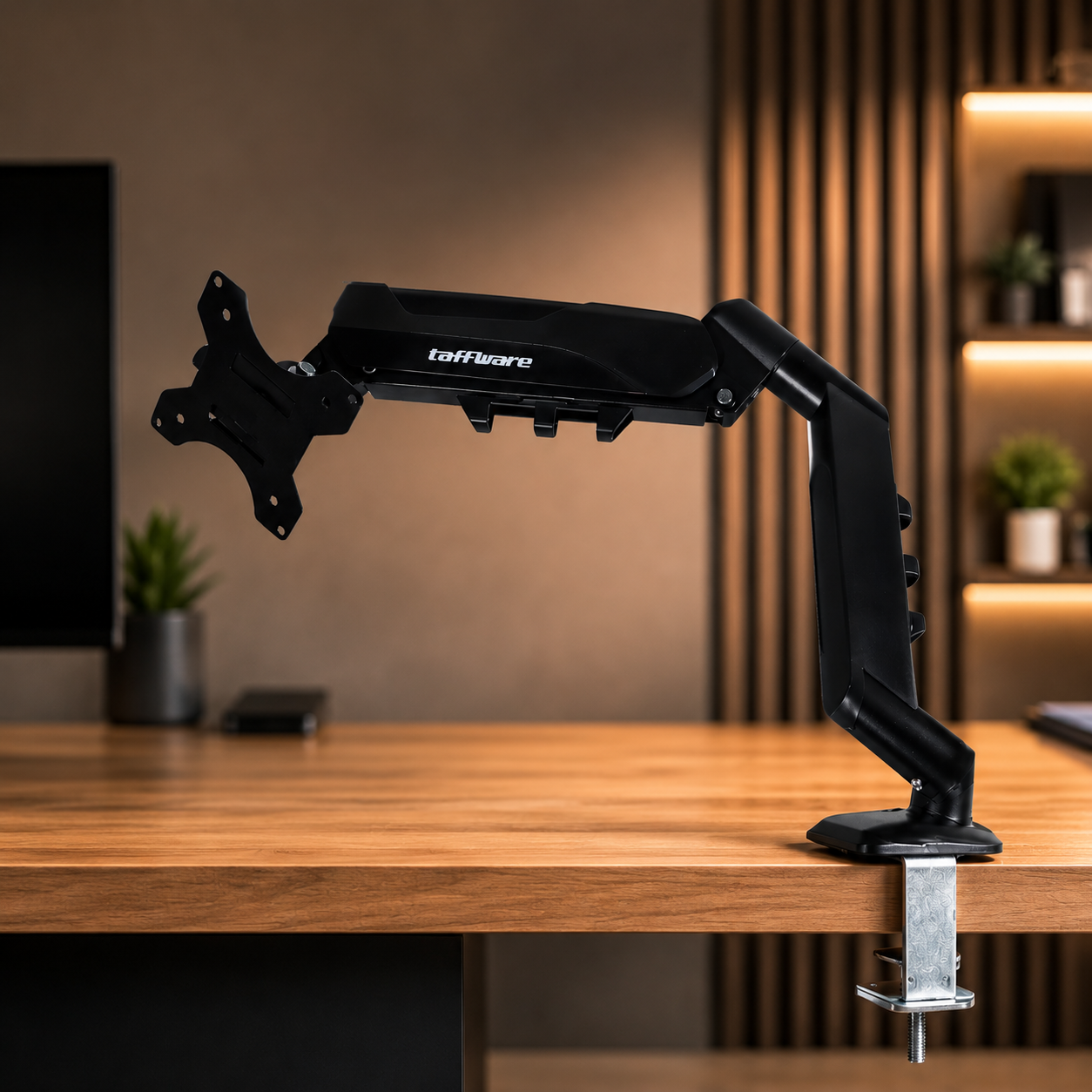 Taffware Bracket Monitor Table Mount Clamp VESA 100x100 17-32 Inch TV - F80 Gambar produk Taffware Bracket Monitor Table Mount Clamp VESA 100x100 17-32 Inch TV - F80 - 1