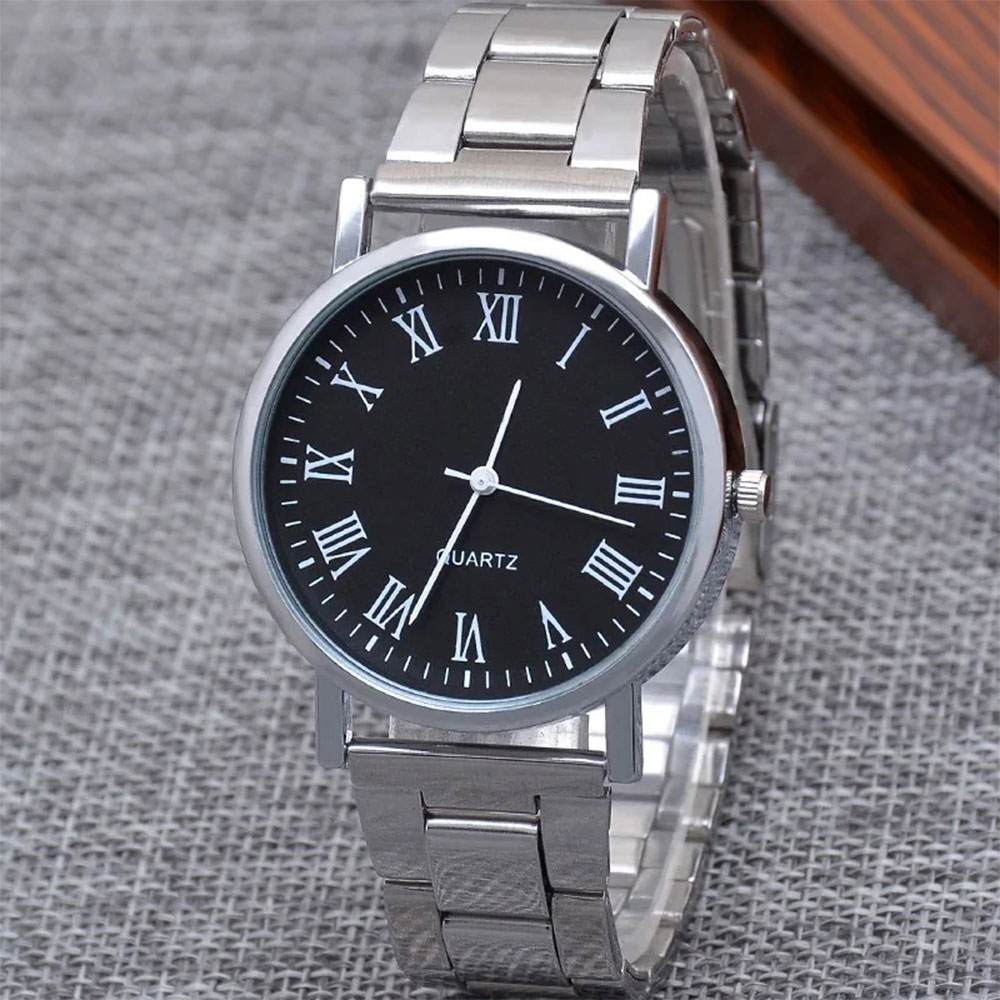 MODIYA Jam Tangan Analog Pria Elegant Quartz Stainless Steel 38mm - 23100 Gambar produk MODIYA Jam Tangan Analog Pria Elegant Quartz Stainless Steel 38mm - 23100 - 3