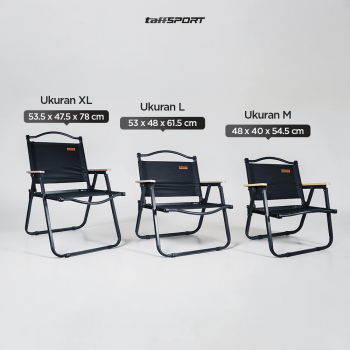 Gambar produk TaffSPORT Kursi Lipat Outdoor Camping Portable Foldable Oxford 600D M - YH6 - 7