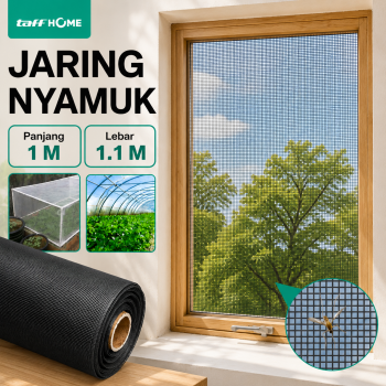 TaffHOME Kasa Nyamuk Jaring Jendela DIY Mosquito Net PP Nano 20 Mesh - AW15