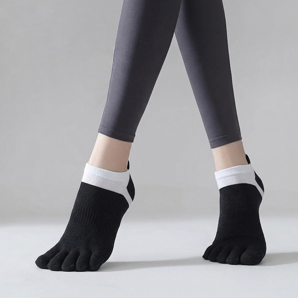 LUOYI Kaos Kaki Lima Jari Ankle Katun Breathable Olahraga Size 40-45 - T73001 Gambar produk LUOYI Kaos Kaki Lima Jari Ankle Katun Breathable Olahraga Size 40-45 - T73001 - 5