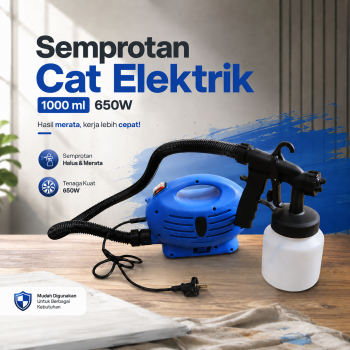 KHANAK Semprotan Cat Elektrik Paint Spray Gun High Pressure 650W - Q1P-JY01-380