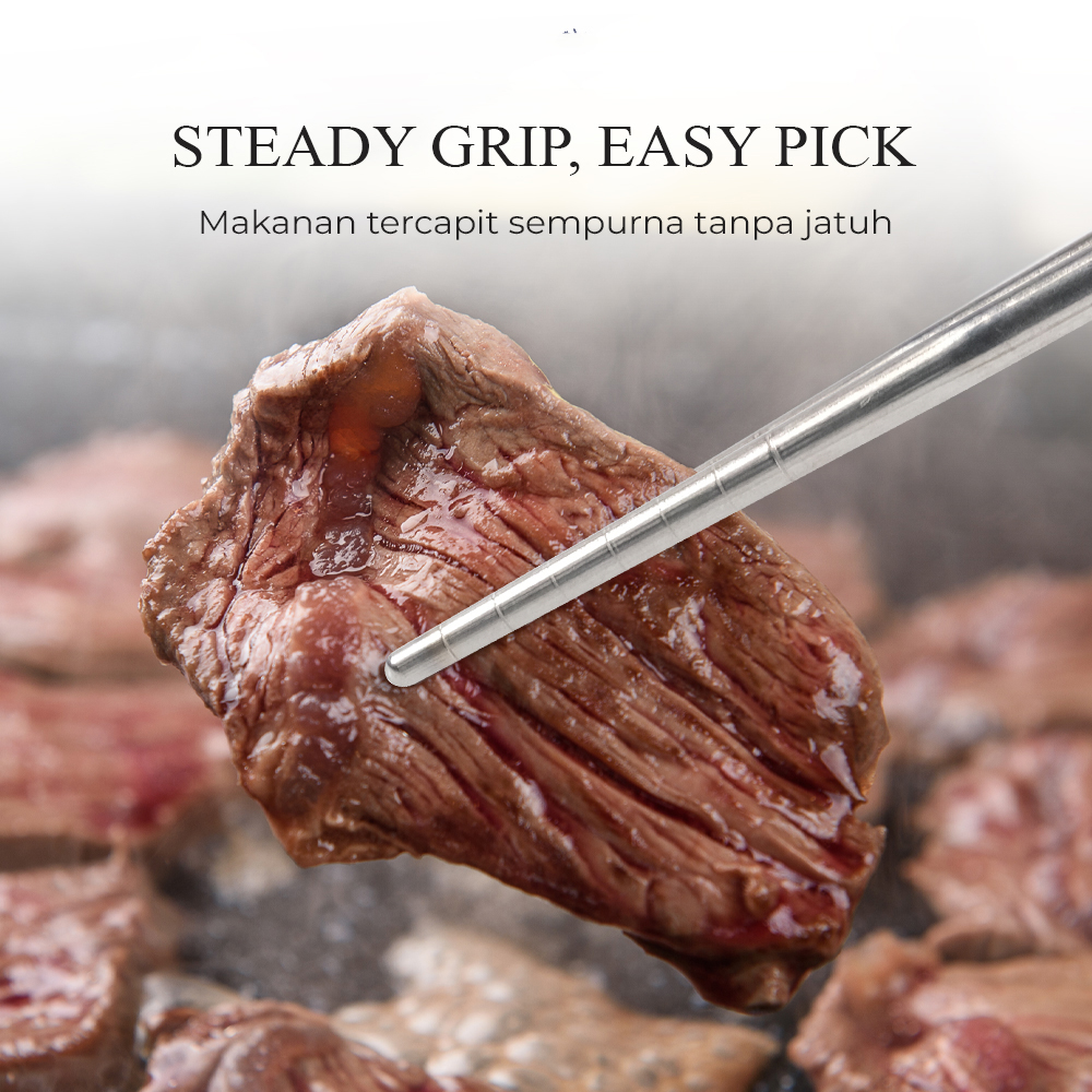 TaffHOME Set Alat Makan Sendok Garpu Sumpit Cutlery with Pouch - CJ0091 Gambar produk TaffHOME Set Alat Makan Sendok Garpu Sumpit Cutlery with Pouch - CJ0091 - 2