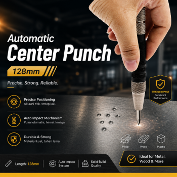 Oauee Automatic Center Punch Penanda Titik Bor - OA1