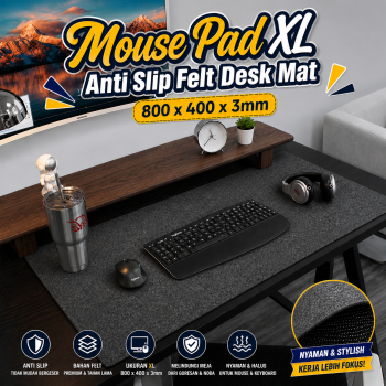 Mairuige Mouse Pad XL Anti Slip Felt Desk Mat - EZ142