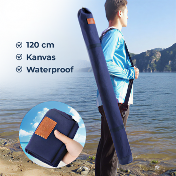 FISBAG Tas Pancing Joran Fishing Rod Bag Canvas Waterproof - F-123