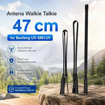 ABBR Antena HT Walkie Talkie Radio SMA Female for Baofeng UV-5RH UV - AB-44