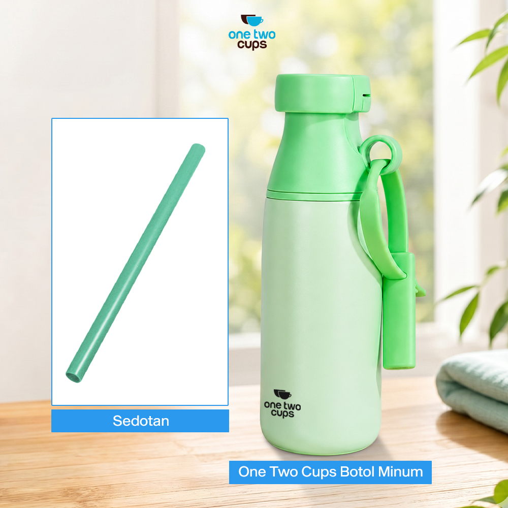 One Two Cups Botol Minum Tumbler Air BPA Free Stainless Steel 520ml - CL520 Gambar produk One Two Cups Botol Minum Tumbler Air BPA Free Stainless Steel 520ml - CL520 - 8