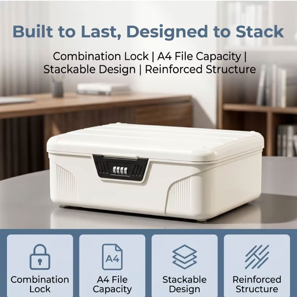 TEDEY Kotak Brankas Safety Box Portable Password M - 8875 Gambar produk TEDEY Kotak Brankas Safety Box Portable Password M - 8875 - 1