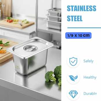 One Two Cups Food Container Stainless Steel Wadah Makanan Prasmanan - GN-201