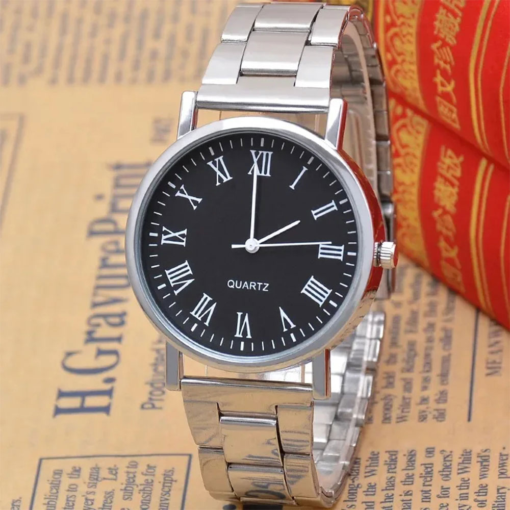 MODIYA Jam Tangan Analog Pria Elegant Quartz Stainless Steel 38mm - 23100 Gambar produk MODIYA Jam Tangan Analog Pria Elegant Quartz Stainless Steel 38mm - 23100 - 4