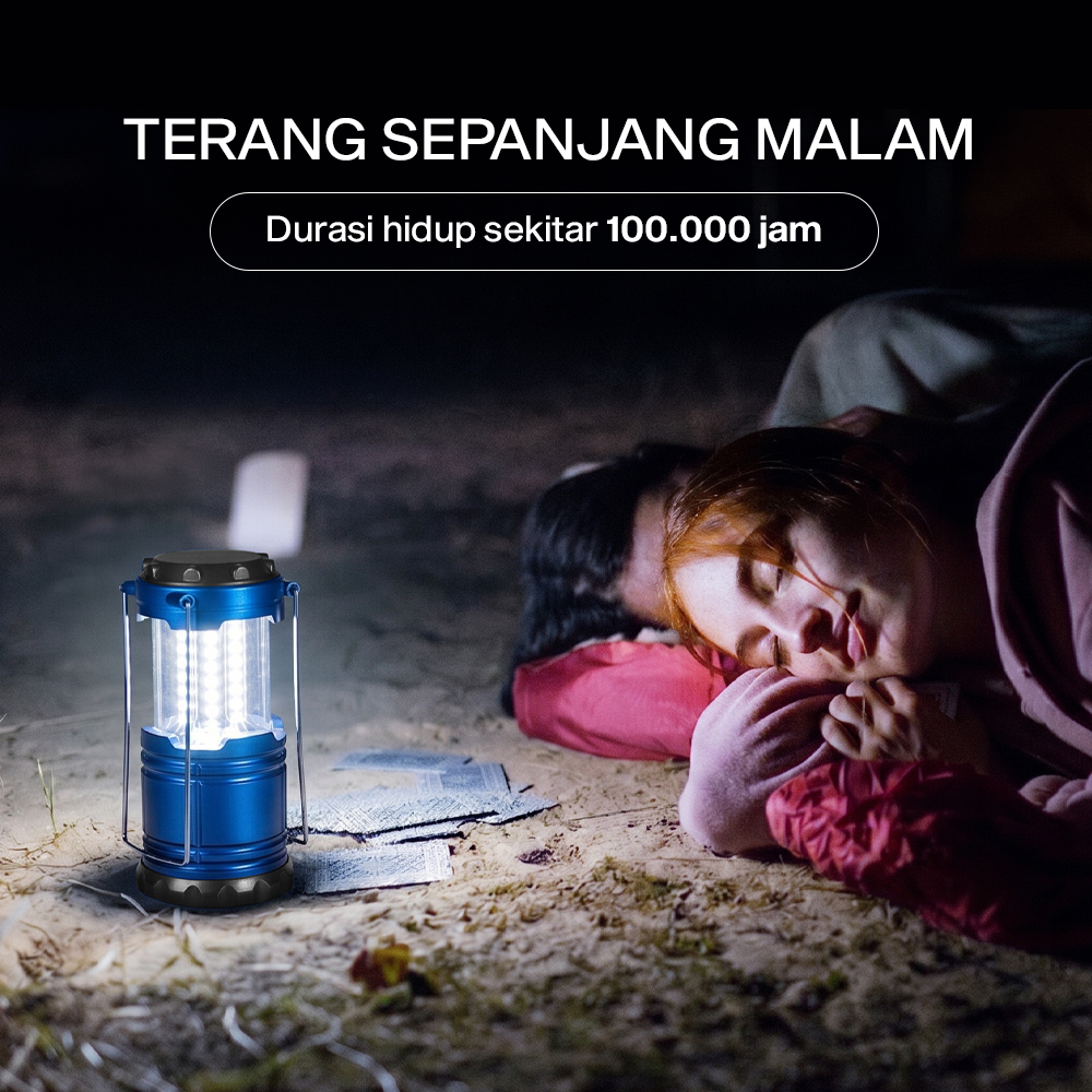 Kaiyun Lampu LED Camping Gantung Waterproof Emergency Lamp Cool White - 9789 Gambar produk Kaiyun Lampu LED Camping Gantung Waterproof Emergency Lamp Cool White - 9789 - 4