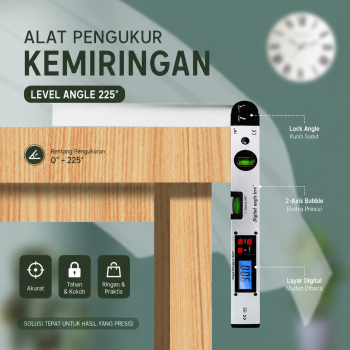 KETOTEK Inclinometer Goniometer Level Angle 225 Degree - KET-200