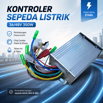 BAFANG Kontroler Sepeda Listrik Motor Controller 6 Tube 36/48V 350W - BF-636