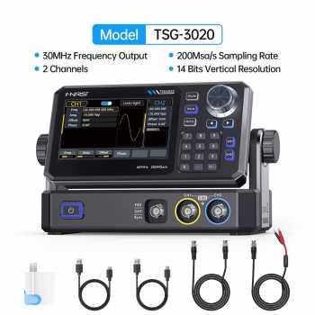 FNIRSI Digital Signal Generator Arbitrary Waveform DDS 2CH 200MSa/s - TSG6020-TSG3020