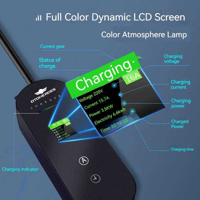 Gambar produk OTOHEROES Charger Mobil Listrik EV 1-Phase 32A 7kW CEE to Type2 Female - EVC01 - 3