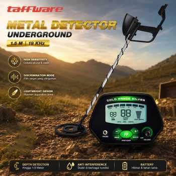 Taffware Pendeteksi Logam Underground Metal Gold Detector Finder - MD-4090