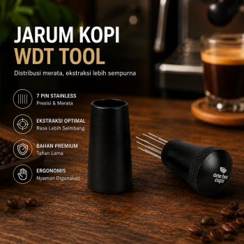 One Two Cups Jarum Kopi Espresso WDT Needle Distribution Tool 7 Pin - MD-600