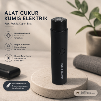 Gambar produk Taffware Alat Cukur Kumis Elektrik Mini Portabel Trimmer Shaver - FH021