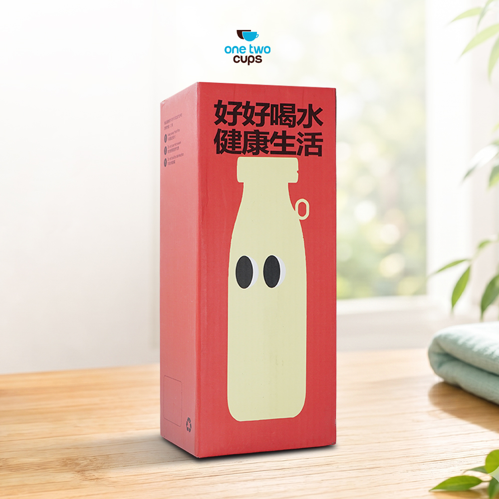 One Two Cups Botol Minum Tumbler Air BPA Free Stainless Steel 520ml - CL520 Gambar produk One Two Cups Botol Minum Tumbler Air BPA Free Stainless Steel 520ml - CL520 - Kemasan