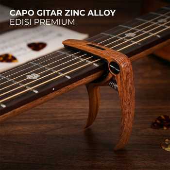 TaffSTUDIO Capo Gitar Zinc Alloy Bridge Pin Remover with Pick Holder - G-A1