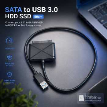 Kabel SATA to USB 3.0 HDD SSD Cable Adaptor - UT-3112