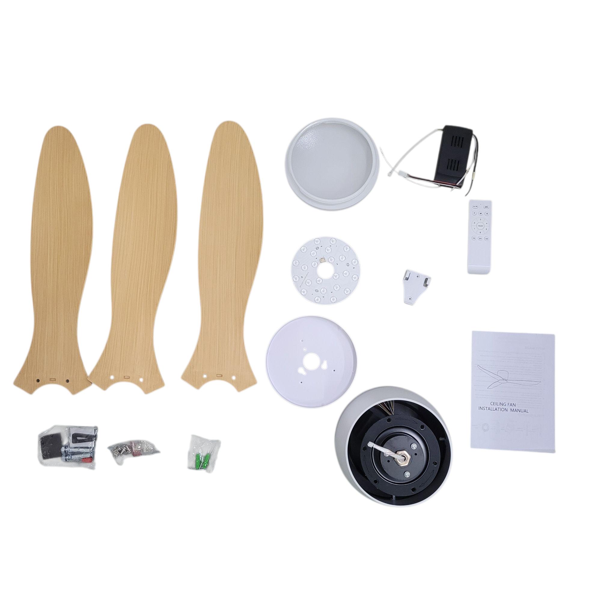 SOVE Kipas Angin Gantung Plafon Ceiling Fan 6 Speed Reversible LED 42 Inch - YN-45 Gambar produk SOVE Kipas Angin Gantung Plafon Ceiling Fan 6 Speed Reversible LED 42 Inch - YN-45 - 8
