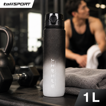 TaffSPORT Botol Minum Sport Water Frosted Bottle with Lanyard 1L - 8691