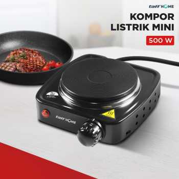 Gambar produk TaffHOME Kompor Listrik 1 Tungku Mini Portable Hot Plate 500W - DLD-101B