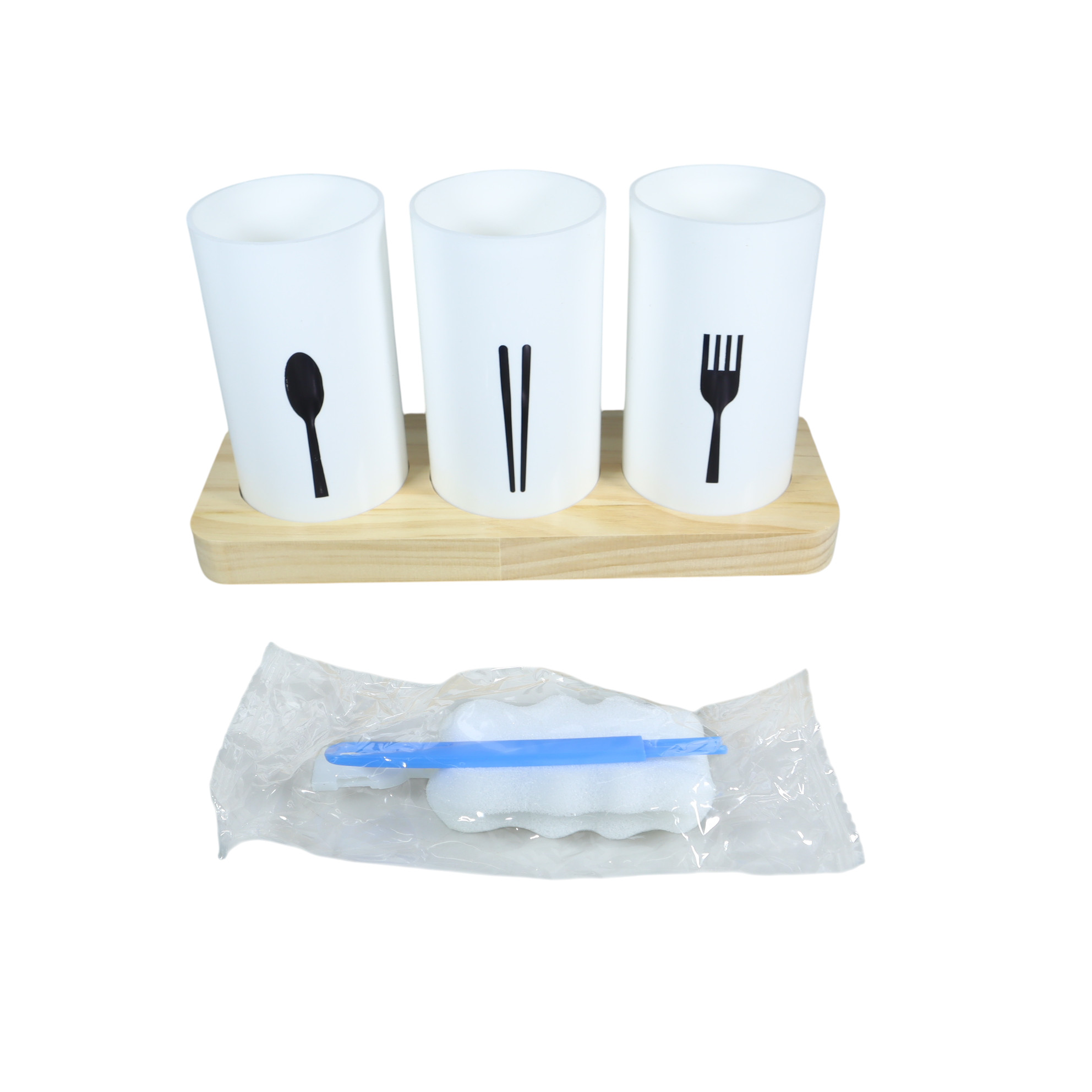 NIEMAS Rak Organizer Dapur Tempat Sendok Garpu Kitchen Storage 3 Slot - NMD279 Gambar produk NIEMAS Rak Organizer Dapur Tempat Sendok Garpu Kitchen Storage 3 Slot - NMD279 - 6