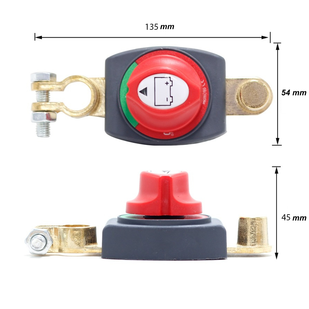 ONEGOL Saklar Pemutus Arus Aki Battery Disconnect Switch 12/48V - A71002 Gambar produk ONEGOL Saklar Pemutus Arus Aki Battery Disconnect Switch 12/48V - A71002 - 7