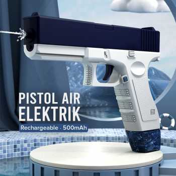 QIDODO Pistol Air Mainan Elektrik Water Gun Rechargeable 500mAh - 518-2