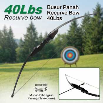 Gambar produk Busur Panah Powerful Recurve Archery Bow 40Lbs - 36215
