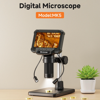 Gambar produk Taffware Mikroskop Digital Monitor 1080P 1000x 4.3 Inch IPS 1800mAh - MK5