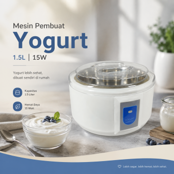 DMWD Mesin Pembuat Yogurt Maker Electric Automatic Machine 1.5L 15W - DM145
