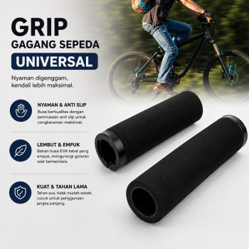 WSGO Handgrip Sepeda Bike Handlebar Grip Sponge 1 Pair - W013