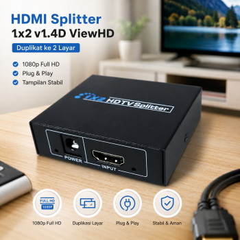 HDMI Splitter 1x2 v1.4D ViewHD 1080p - PC-47
