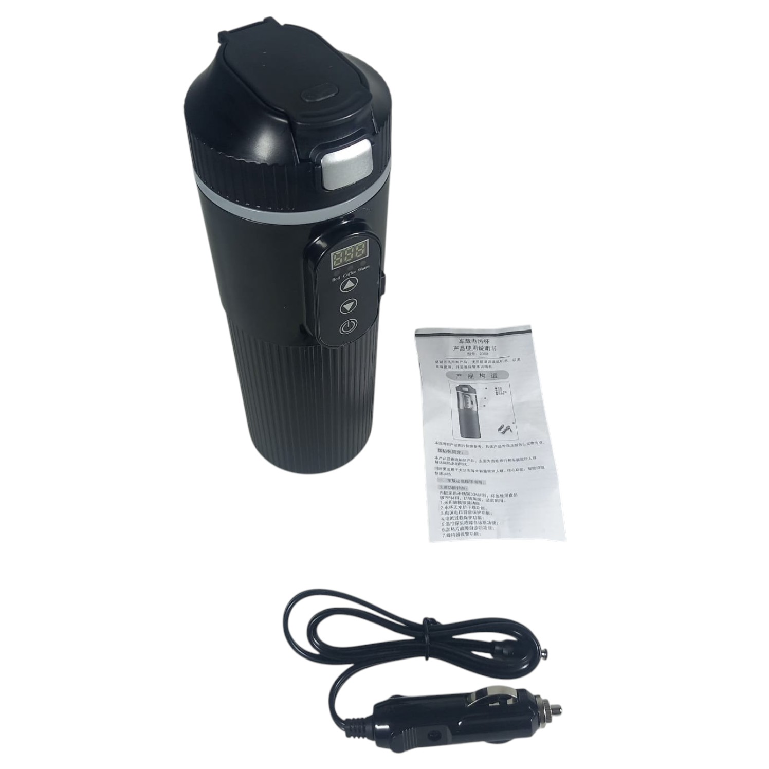 JAISUNG Botol Minum Termos Elektrik Adjustable Car Plug 100W 500ml - 2302 Gambar produk JAISUNG Botol Minum Termos Elektrik Adjustable Car Plug 100W 500ml - 2302 - 8
