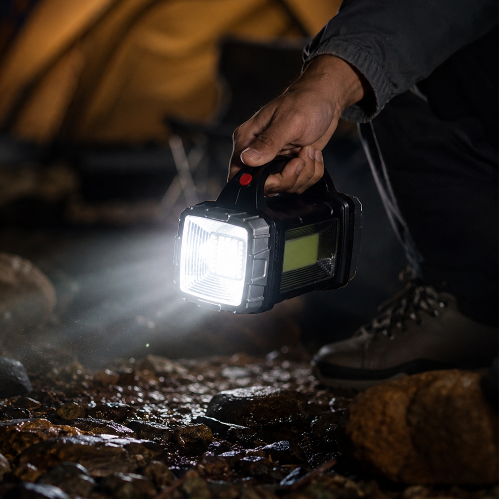 Rozoa Senter Camping Lampu LED COB Solar Power Bank Rechargeable - JY-2289 Gambar produk Rozoa Senter Camping Lampu LED COB Solar Power Bank Rechargeable - JY-2289 - 7