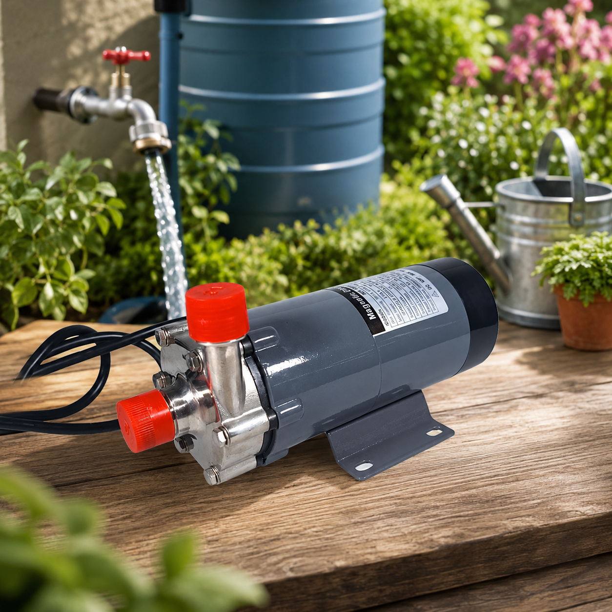 Pompa Air Elektrik Magnet Pump Food Grade HomeBrew Wine 10W 19L/Min - MP-15RM Gambar produk Pompa Air Elektrik Magnet Pump Food Grade HomeBrew Wine 10W 19L/Min - MP-15RM - 1