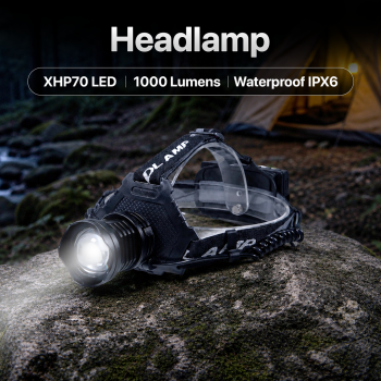 Gambar produk Litwod Senter Headlamp LED XHP70 1000 Lumens - P70