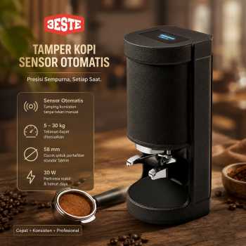 Trieste Tamper Kopi Otomatis Sensor Touchscreen 5-30kg 58mm 30W - KM-1058