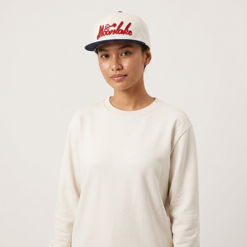 MUJE Topi Snapback Hat 6 Panel Bordir Moonlake - H207 Gambar produk MUJE Topi Snapback Hat 6 Panel Bordir Moonlake - H207 - 7