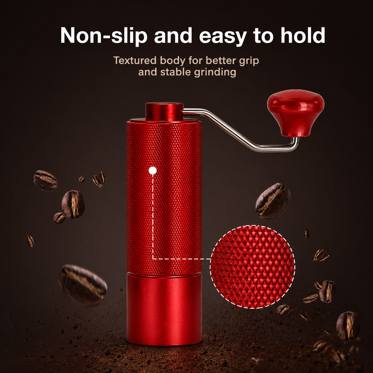 One Two Cups Alat Penggiling Kopi Manual Coffee Grinder Stainless 420 - JN7057 Gambar produk One Two Cups Alat Penggiling Kopi Manual Coffee Grinder Stainless 420 - JN7057 - 2